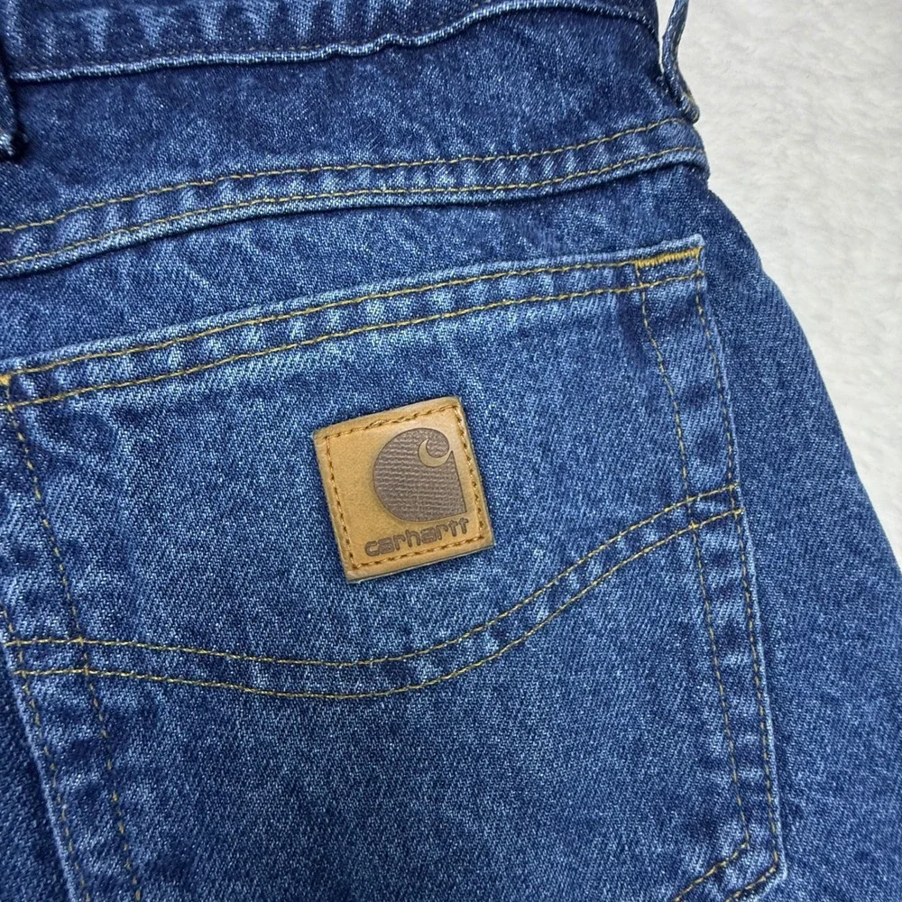 Carhartt B155‎ DST Relaxed Fit Straight Leg Fleece Lined Jeans Mens 48x30 NWT